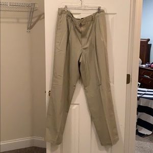 Eddie Bauer Pleated Khaki Pants